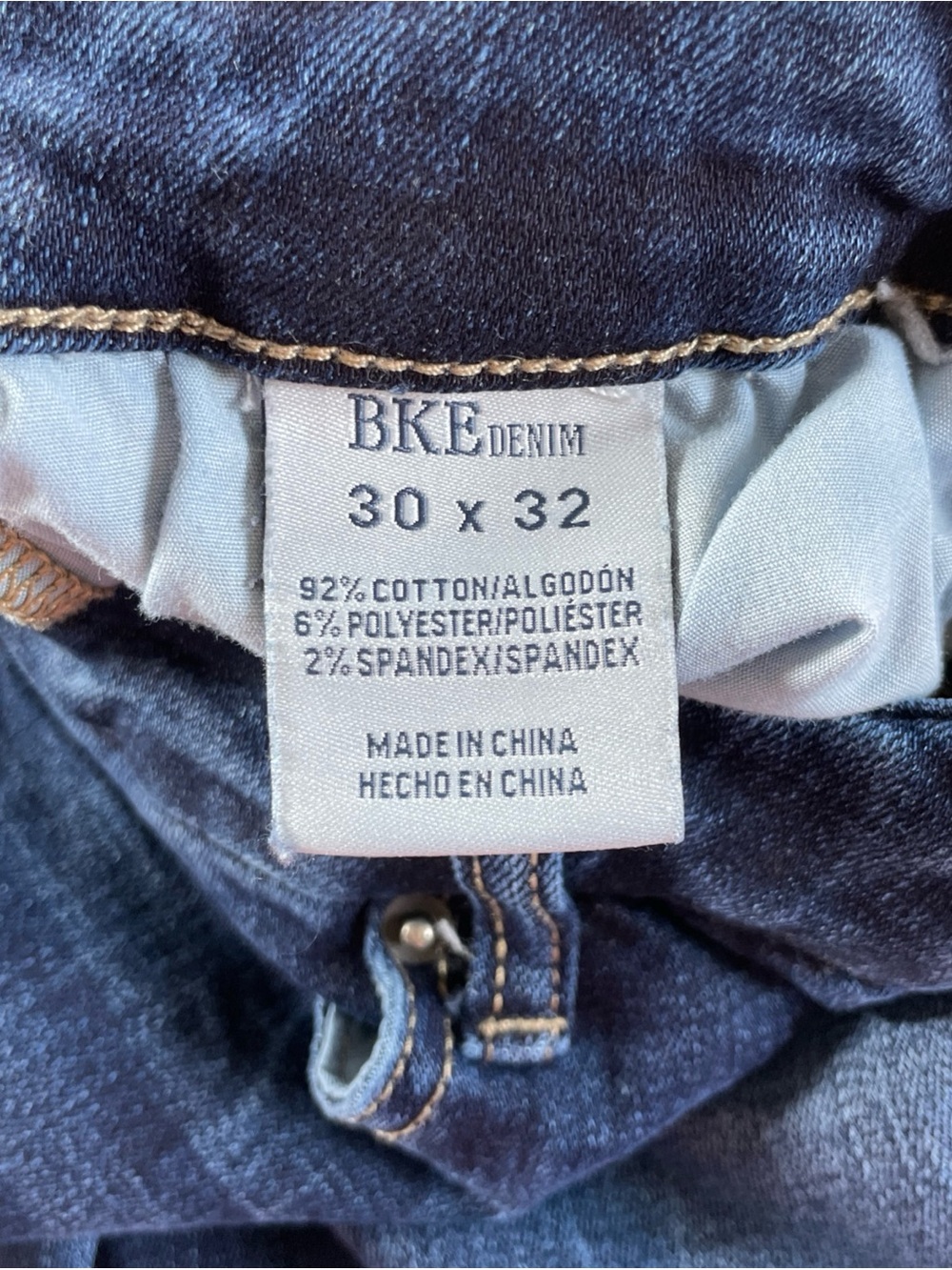 BKE Billie Jeans Women's Slim Fit High Rise Classic Skinny 30X32 Dark Wash - Picture 7 of 11